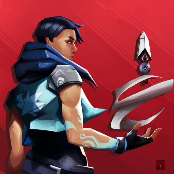 William as Jett from valorant